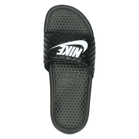 nike benassi slippers dames zwart|Benassi Slippers (1) .